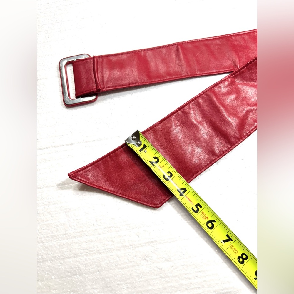 Red Raspberry Belt with Buckle - Picture 7 of 13